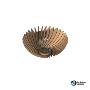 Decowood Plafondlamp Orb Bruin