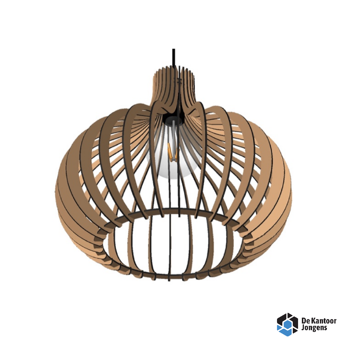 Decowood Hanglamp H1 Bruin
