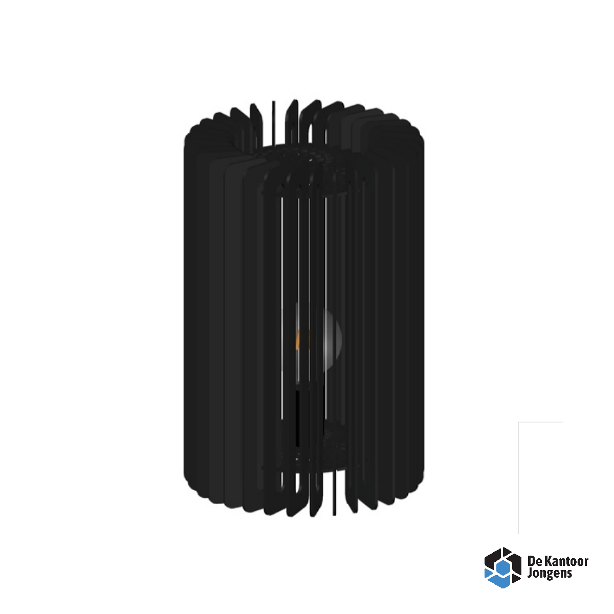 Decowood Tafellamp Edge Zwart