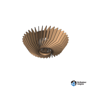 Decowood Plafondlamp Corners Bruin