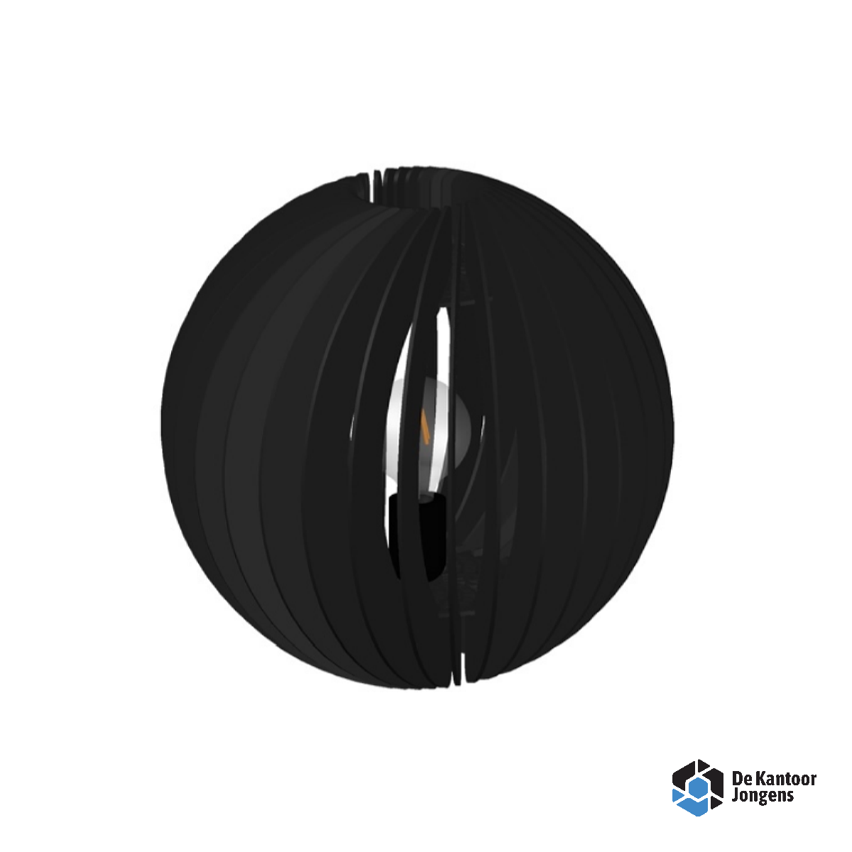 Decowood Tafellamp Orb Zwart