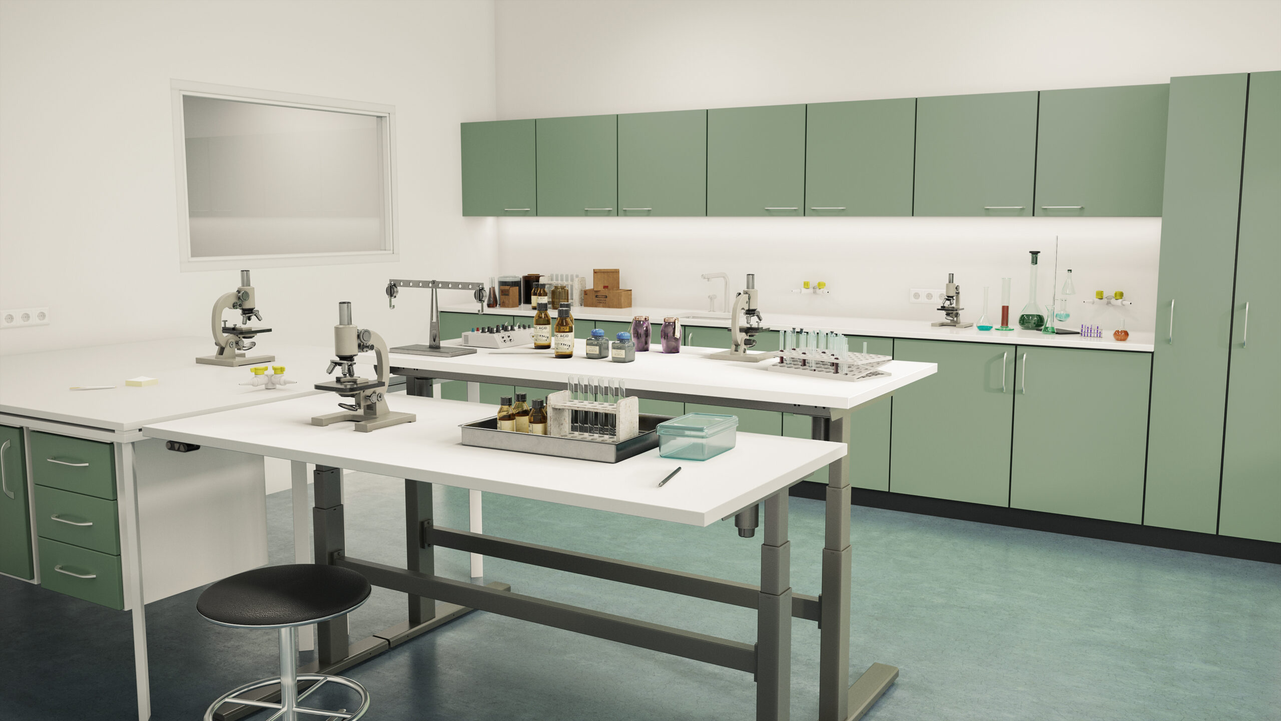 Labatory bench