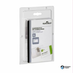 Universele badge met combiklem 54 x 90 mm