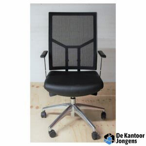 Demo / Showroommodel | Bureaustoel 787BR zwart met mesh rugleuning