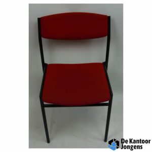 Vergaderstoel OBK Rood, set van 3