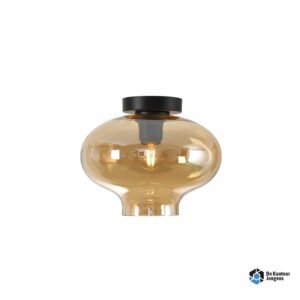 Plafondlamp TORONTO – Amber Glas