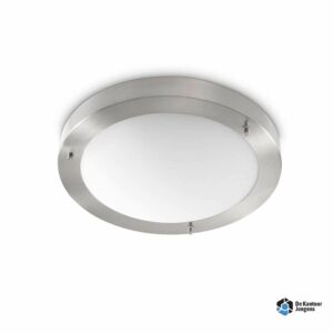 Plafondlamp YUCA I LED 30cm – Staal, Wit en Zwart