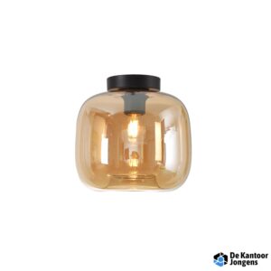 Plafondlamp PRESTON – Amber Glas