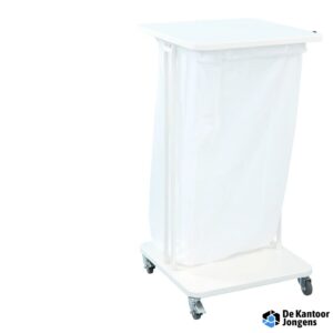 Verrijdbare afvalzakhouder met deksel 120 liter