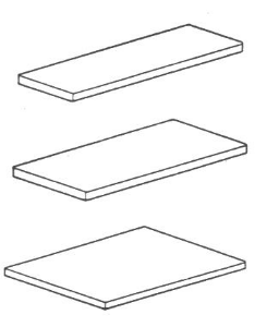 G3 Legbord voor stelling
