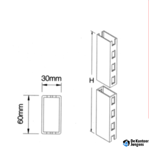 Tegometall STAANDER 60*30*2410
