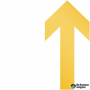 Durable vloersticker pijl Geel