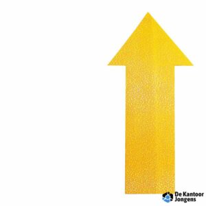 Durable vloersticker pijlvorm Geel