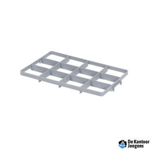 Vakverdeling 12 vaks voor stapelkrat