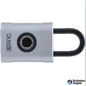 Fingerprint Hangslot Zilver/Zwart