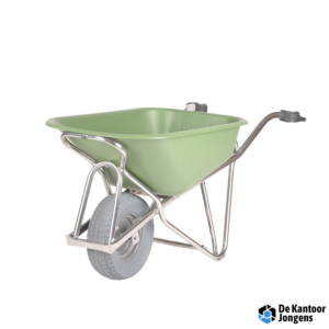 Matador 18449 | Profimax kruiwagen met HDPE-bak met extra brede anti-lekband (Groen)