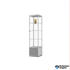 SDB Vitrine 115 500 zilver LED plafondspot en LED zijspots