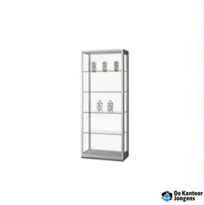 SDB Vitrine stofdicht V8 800 zilver