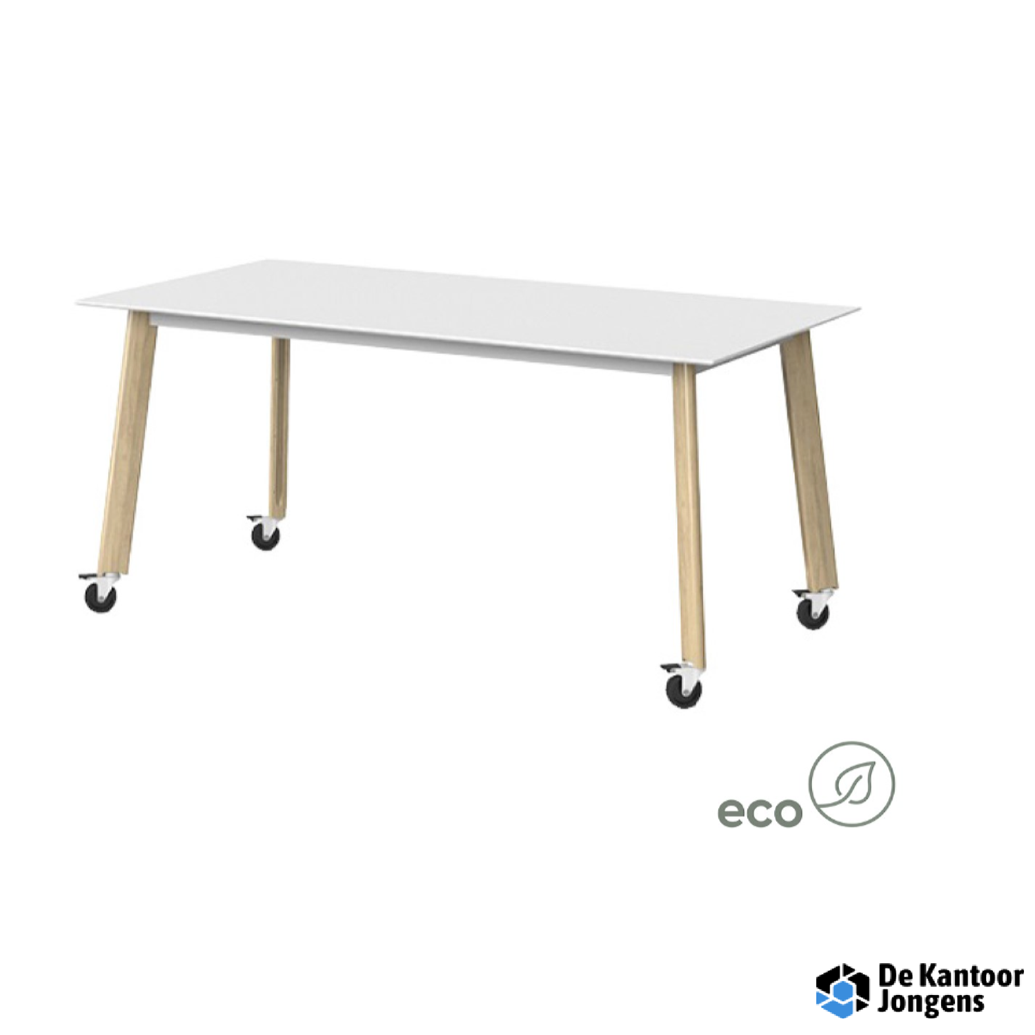 Damoni - tafelonderstel met essenhouten 4-poot frame - Afbeelding 1