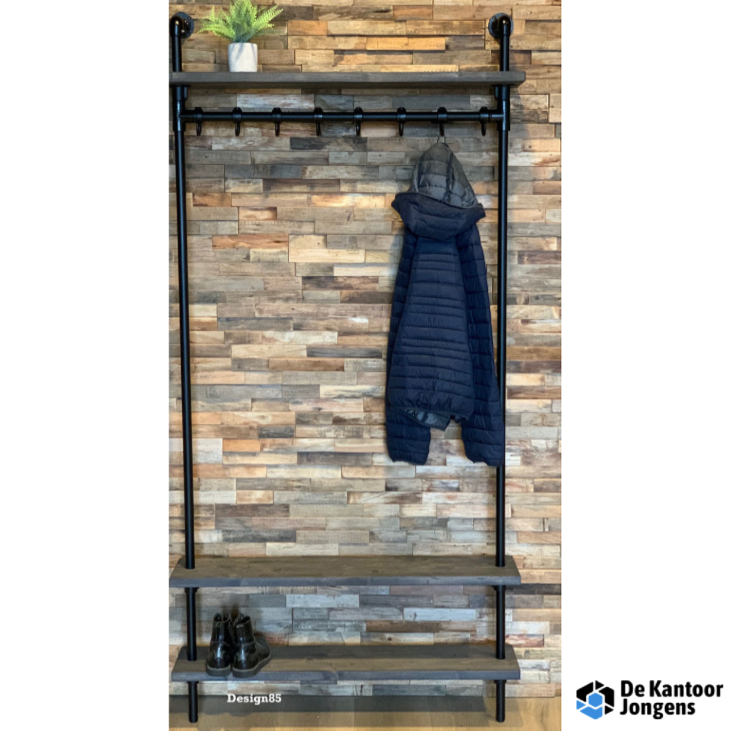 100CM Breed Steigerbuis kapstok Vintage | Design - Afbeelding 1