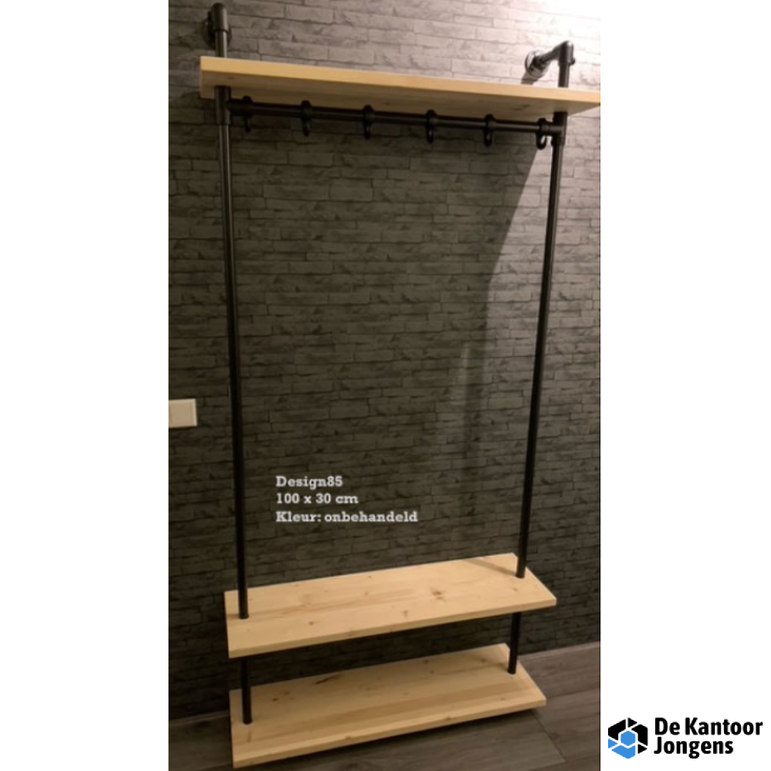100CM Breed Steigerbuis kapstok Vintage | Design - Afbeelding 2