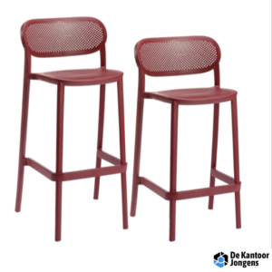 Hailey/Nuta kruk - Stapelbare kunststof kruk, leverbaar in 2 zithoogtes