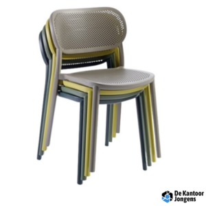 Hailey/Nuta - Stapelbare kunststof terrasstoel