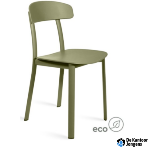 Feluca Pop - vierpootsstoel, frame staal, zit en rug (gerecycled) kunststof