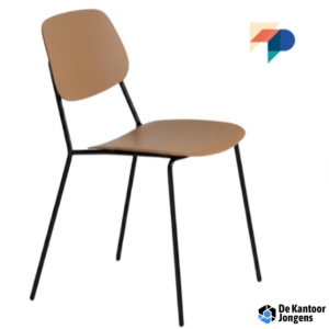 Luca - compacte stapelbare stoel met 4-poot frame